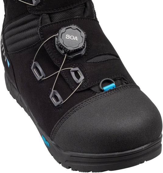 45NRTH Wolfgar Cycling Boot - Black/Blue, Size 37