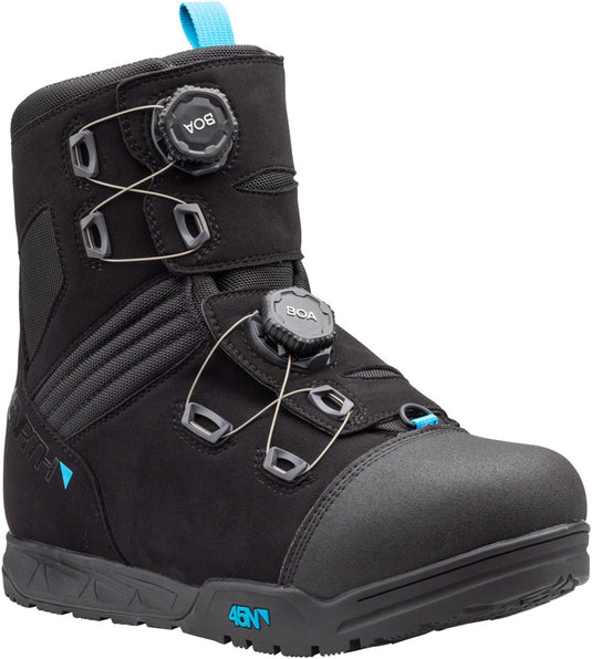 45NRTH Wolfgar Cycling Boot - Black/Blue, Size 50