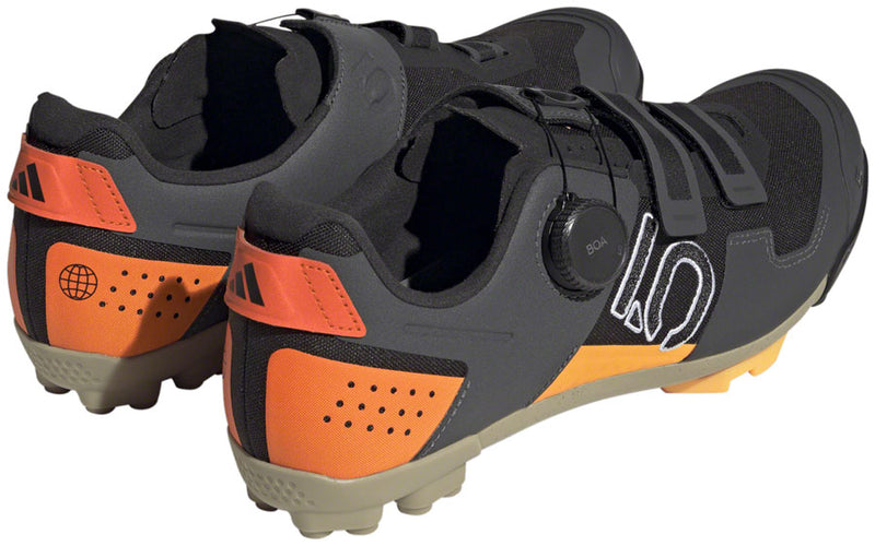 Load image into Gallery viewer, Five Ten Kestrel BOA Mountain Clipless Shoes - Men&#39;s, Core Black/Ftwr White/Impact Orange, 6
