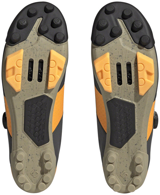 Five Ten Kestrel BOA Mountain Clipless Shoes - Men's, Core Black/Ftwr White/Impact Orange, 6