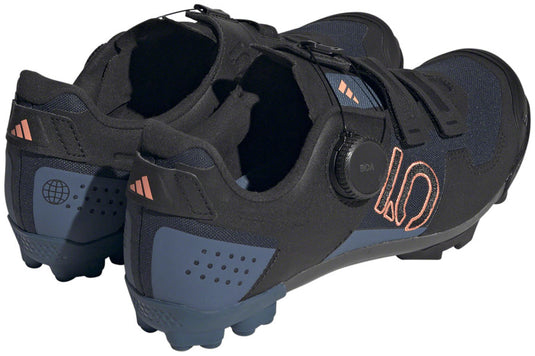 Five Ten Kestrel BOA Mountain Clipless Shoes - Women's, Legend Ink/Core Black/Coral Fusion, 7