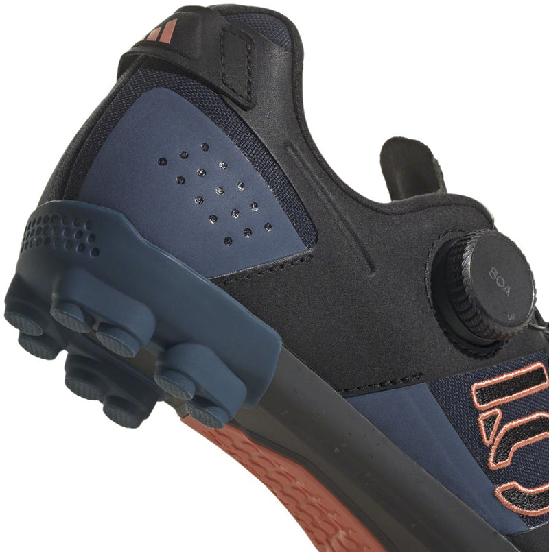 Load image into Gallery viewer, Five Ten Kestrel BOA Mountain Clipless Shoes - Women&#39;s, Legend Ink/Core Black/Coral Fusion, 10
