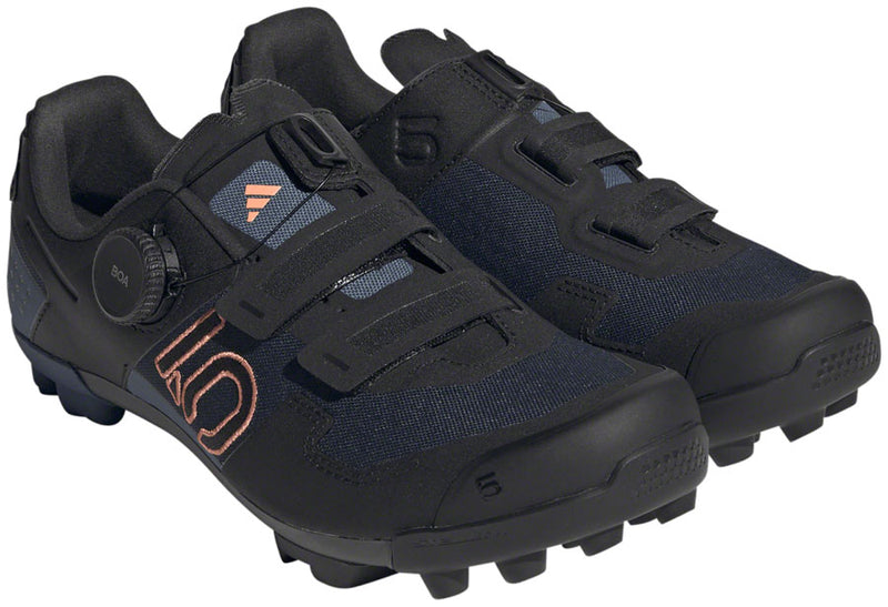 Load image into Gallery viewer, Five-Ten-Kestrel-Boa-Clipless-Shoes-Women&#39;s-Legend-Ink-Core-Black-Coral-Fusion-Legend-Ink-Core-Black-Coral-Fusion-7-Mountain-Biking-Shoes
