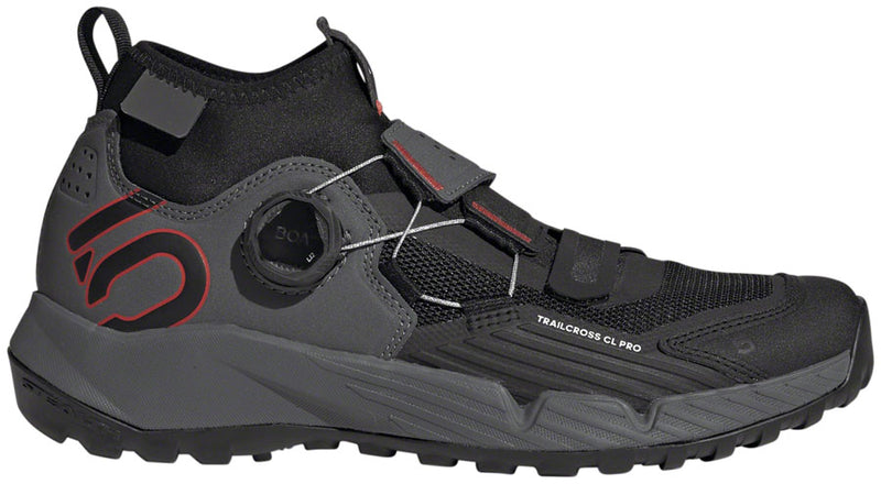 Load image into Gallery viewer, Five Ten Trailcross Pro Mountain Clipless Shoes - Women&#39;s, Gray Five/Core Black/Red, 6
