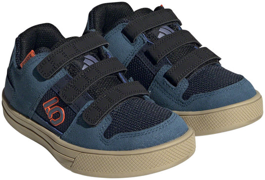 Five-Ten-Freerider-Kid's-VCS-Flat-Shoes-Legend-Ink-Wonder-Steel-Impact-Orange-Legend-Ink-Wonder-Steel-Impact-Orange-2K-Flat-Pedal-Shoes