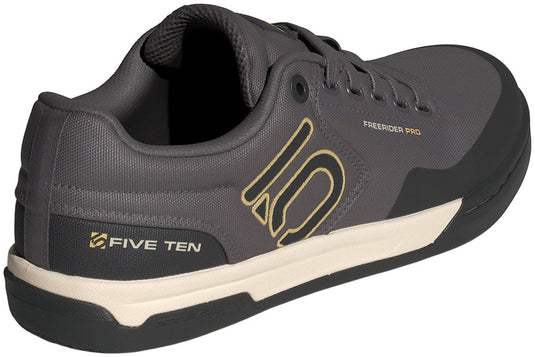 Five Ten Freerider Pro Canvas Flat Shoes - Men's, Charcoal/Carbon/Oat, 8.5