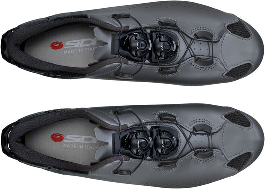 Sidi Shot 2S Road Shoes - Men's, Anthracite/Black, 43.5