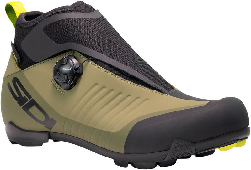 Load image into Gallery viewer, Sidi Hiemx Cycling Boot - Black/Green Olive, 46
