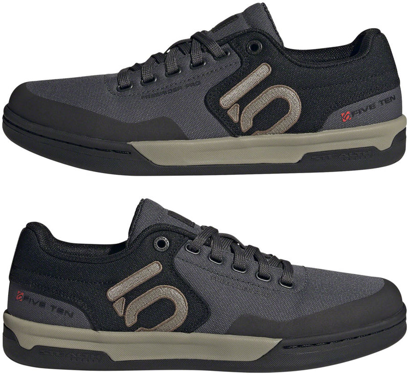 Load image into Gallery viewer, Five Ten Freerider Pro Canvas Flat Shoes - Men&#39;s, Gray Six/Silver Pebble/Core Black, 9.5
