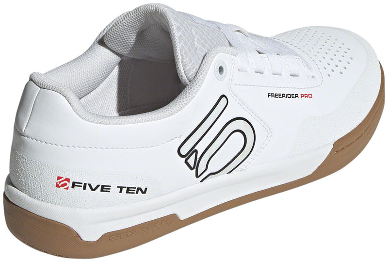 Load image into Gallery viewer, Five Ten Freerider Pro Flat Shoes - Men&#39;s, FTWR White/Core Black/Red, 10.5
