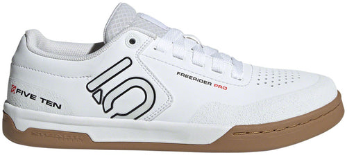 Five-Ten-Freerider-Pro-Flat-Shoes-Men's-FTWR-White-Core-Black-Red-FTWR-White-Core-Black-Red-10.5-Flat-Pedal-Shoes