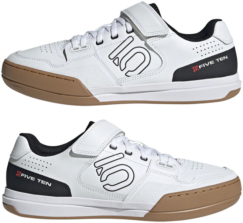 Load image into Gallery viewer, Five Ten Hellcat Mountain Clipless Shoes - Men&#39;s, FTWR White/Core Black/Red, 10.5
