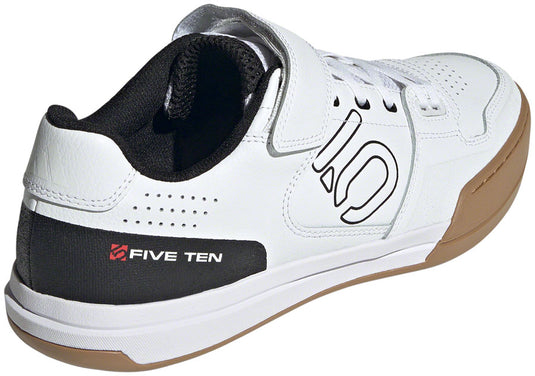 Five Ten Hellcat Mountain Clipless Shoes - Men's, FTWR White/Core Black/Red, 12.5