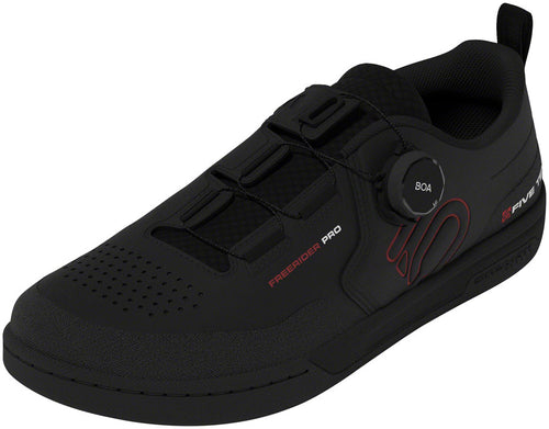 Five-Ten-Freerider-Pro-BOA-Flat-Shoes-Men's-Core-Black-Red-FTWR-White-Core-Black-Red-FTWR-White-12-Flat-Pedal-Shoes