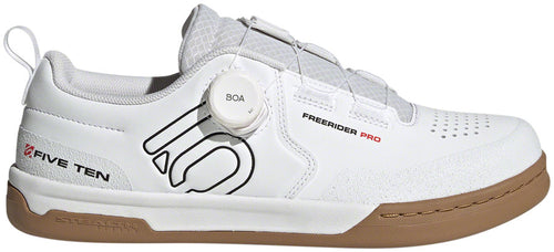 Five-Ten-Freerider-Pro-BOA-Flat-Shoes-Men's-FTWR-White-Core-Black-Red-FTWR-White-Core-Black-Red-9.5-Flat-Pedal-Shoes