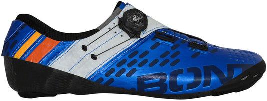 BONT Helix Road Shoes - Metallic Blue/White, Size 39