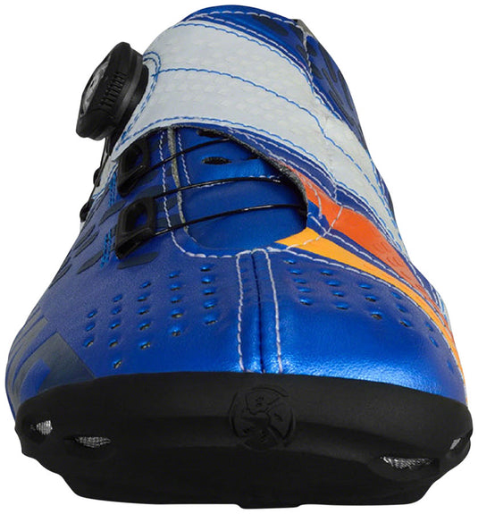 BONT Helix Road Cycling Shoe: Euro 48, Metallic Blue/White