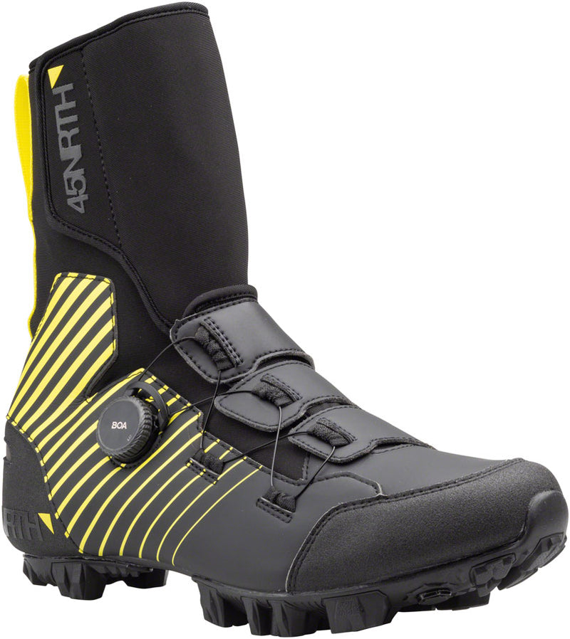 Load image into Gallery viewer, 45NRTH Ragnarok Tall Cycling Boot - Black, Size 42
