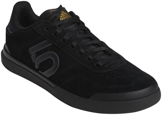 Five-Ten-Sleuth-DLX-Flat-Shoes-Women's-Core-Black-Grey-Six-Matte-Gold-Core-Black-Gray-Six-Matte-Gold-7-Flat-Pedal-Shoes