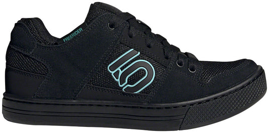 Five Ten Freerider Flat Shoes - Women's, Core Black / Acid Mint / Core Black, 10.5