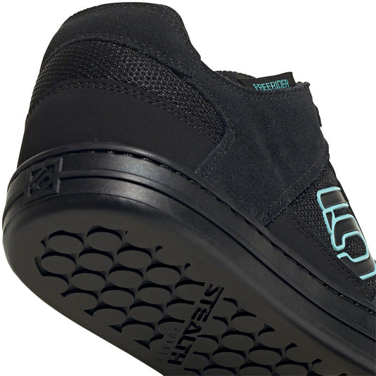 Five Ten Freerider Flat Shoes - Women's, Core Black / Acid Mint / Core Black, 10.5