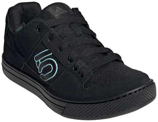 Five-Ten-Freerider-Flat-Shoes-Women's-Core-Black-Acid-Mint-Core-Black-Core-Black-Acid-Mint-Core-Black-10.5-Flat-Pedal-Shoes