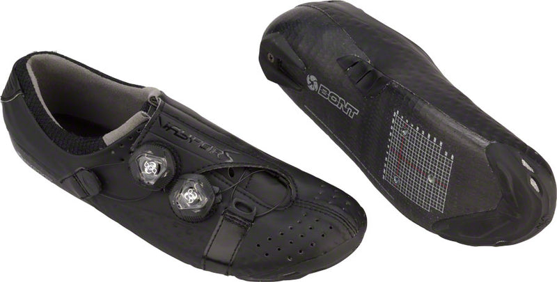 Load image into Gallery viewer, BONT Vaypor S Cycling Road Shoe: Euro 48 Black High Density Padding
