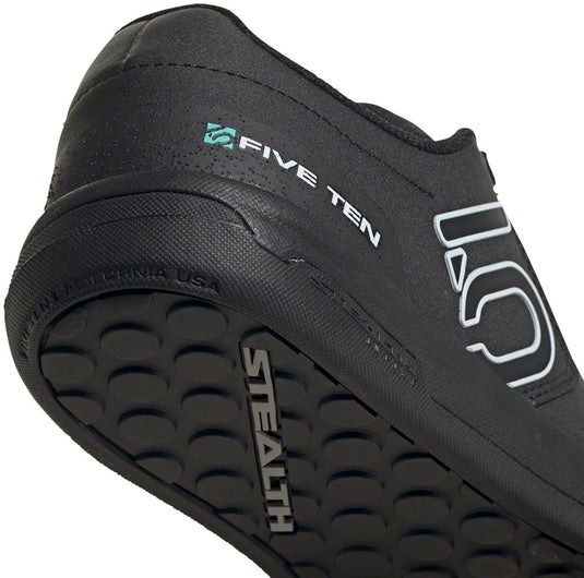 Five Ten Freerider Pro Flat Shoes - Women's, Core Black / Crystal White / Acid Mint, 10.5