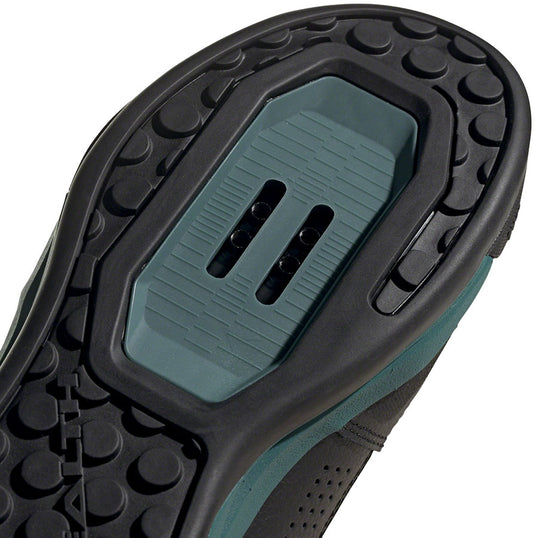 Five Ten Hellcat Mountain Clipless Shoes - Women's, Core Black / Crystal White / Hazy Emerald, 8.5