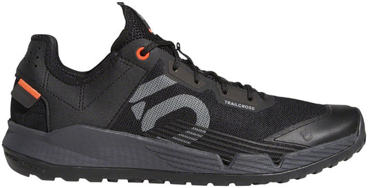 Five Ten Trailcross LT Flat Shoes - Men's, Core Black / Gray Two / Solar Red, 6