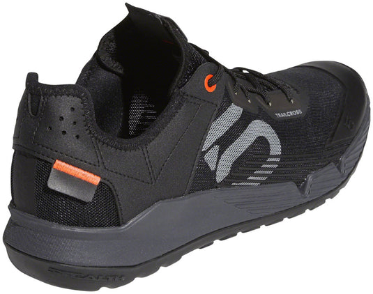 Five Ten Trailcross LT Flat Shoes - Men's, Core Black / Gray Two / Solar Red, 6