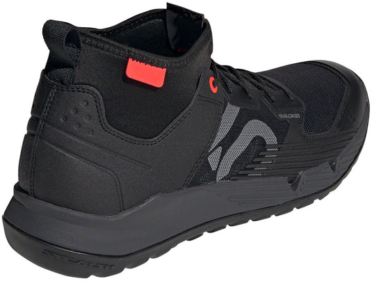 Five Ten Trailcross XT Flat Shoes - Men's, Core Black / Gray Four / Solar Red, 7.5