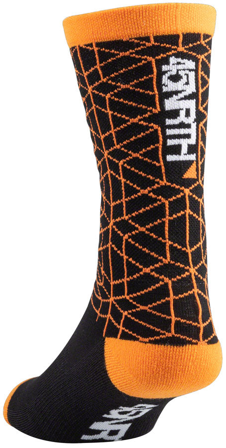 Load image into Gallery viewer, 45NRTH Lumi Midweight Wool Sock - Orange, Small
