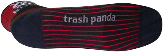 SockGuy Classic Busted Socks - 3", Black/Red Stripe, Small/Medium