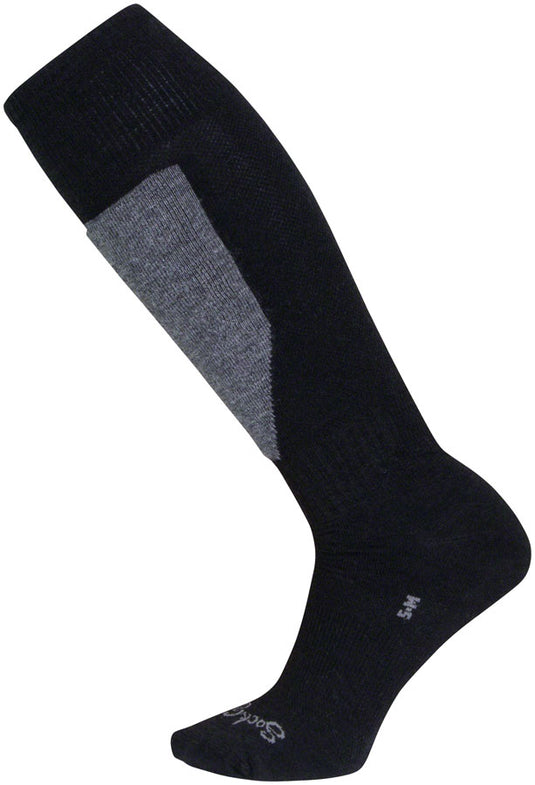 Pack of 2 SockGuy Mountain Flyweight Wool Socks - 12 inch, Elite, Large/X-Large