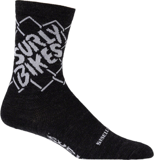 Surly On the Fence Socks - Charcoal, Medium