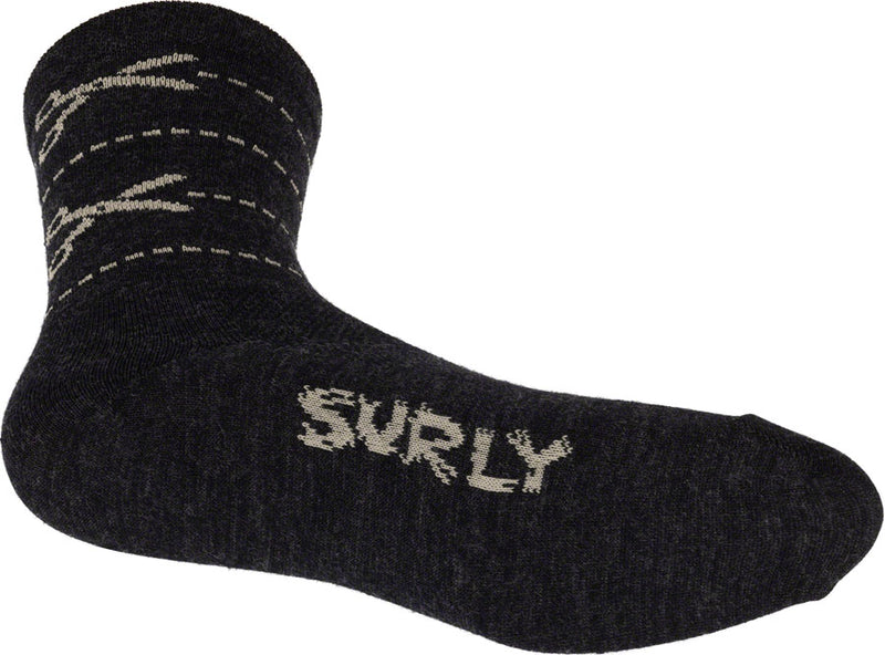 Load image into Gallery viewer, Surly Measure Twice Socks - Charcoal, Small
