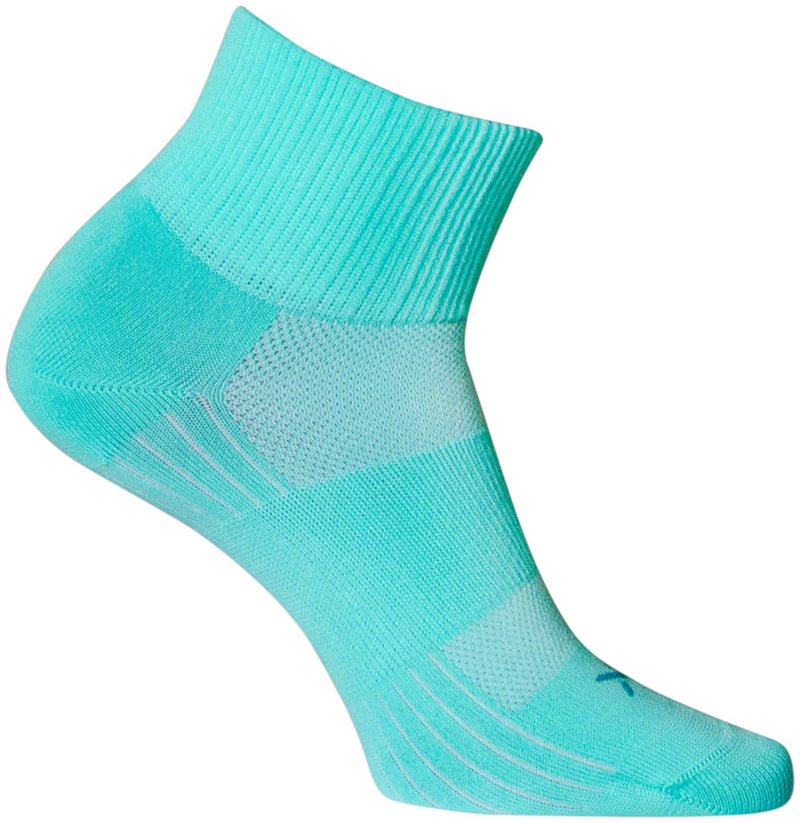 Load image into Gallery viewer, Pack of 2 SockGuy Aqua Sugar SGX Socks - 2.5 inch, Aqua, Large/X-Large
