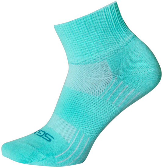 SockGuy Aqua Sugar SGX Socks - 2.5", Aqua, Large/X-Large