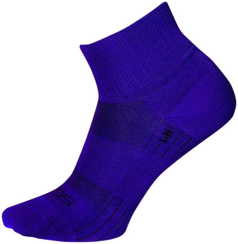 Load image into Gallery viewer, SockGuy Purple Sugar SGX Socks - 2.5&quot;, Purple, Small/Medium
