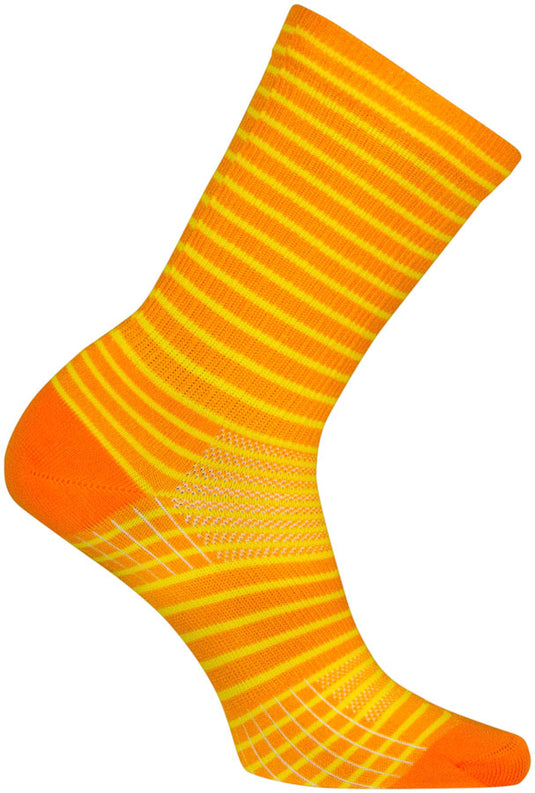 SockGuy Gold Stripes SGX Socks - 6", Gold, Large/X-Large