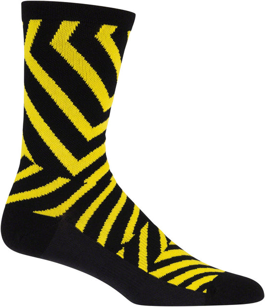 45NRTH Dazzle Lightweight Wool Socks - Yellow, Large