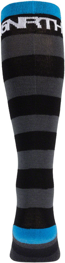 Load image into Gallery viewer, 45NRTH Stripe Midweight Knee Wool Sock - Black, Medium
