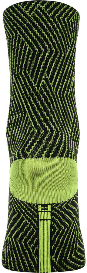 Load image into Gallery viewer, Gorewear C3 Mid Socks - 6.7&quot;, Neon Yellow/Black, Men&#39;s, 6-7.5
