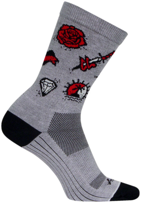 Pack of 2 SockGuy Ink Crew Sock - 6