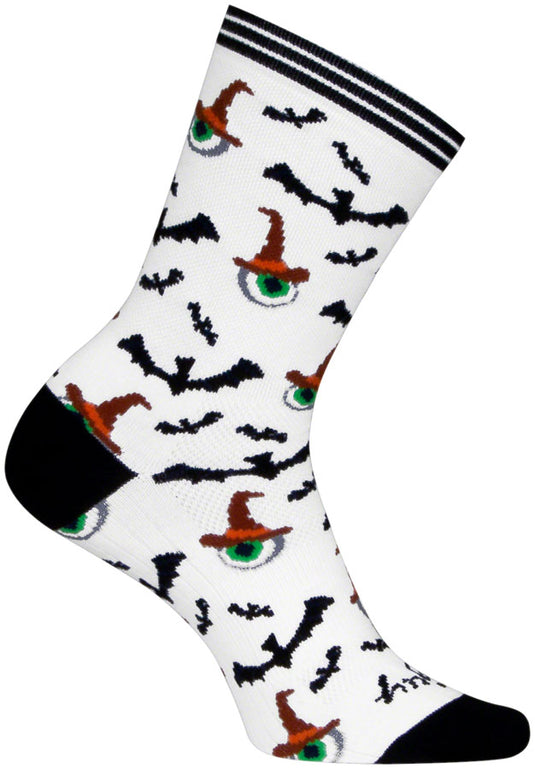 SockGuy Eye Soar Crew Sock - 6", Large/X-Large Stretch-To-Fit Sizing System