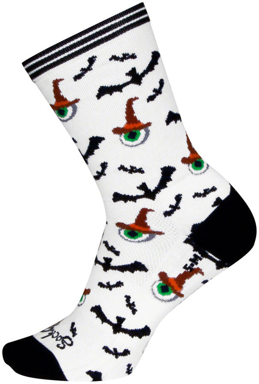 Pack of 2 SockGuy Eye Soar Crew Sock - 6", Small/Medium