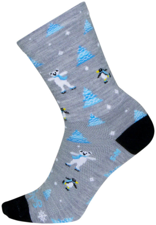 Pack of 2 SockGuy Snow Day Wool Sock - 6", Large/X-Large