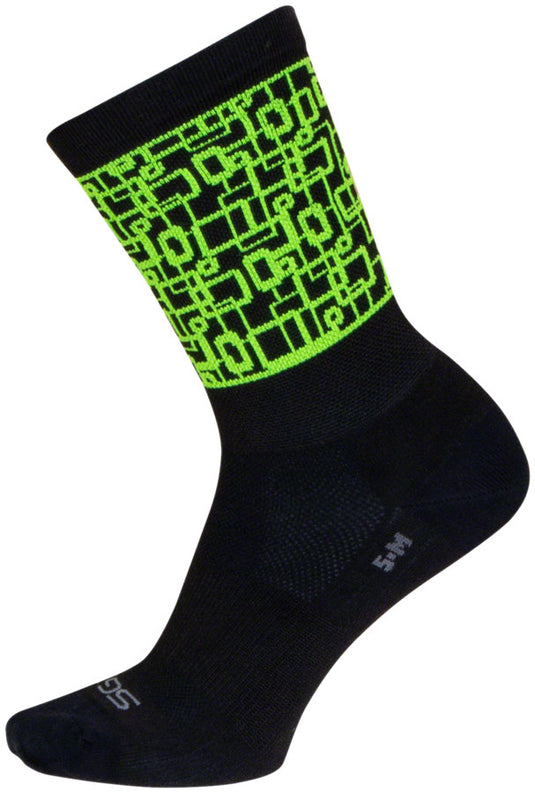 SockGuy Motif SGX Socks - 6", Small/Medium Snug Arch Support