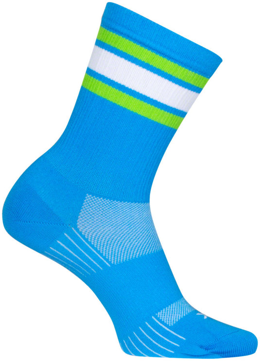 Pack of 2 SockGuy Throwback SGX Socks - 6", Small/Medium